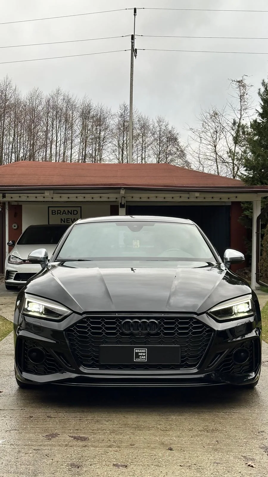 Czarne Audi S5 po detailingu w Brand New Car